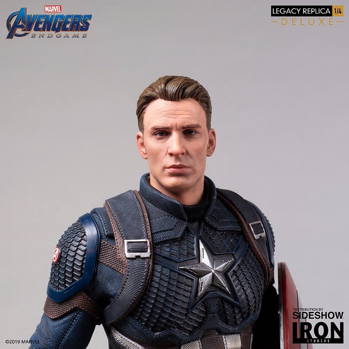 IRON STUDIOS - Captain America (Deluxe) 1/4 statue Captain-America-Deluxe-Iron-Studios-7