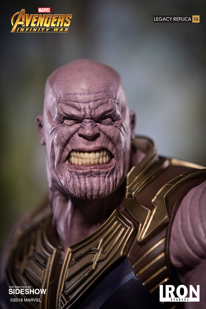 IRON STUDIOS: THANOS Infinity war Legacy replica 1/4 scale Infinity-war-thanos-statue-iron-studios-02