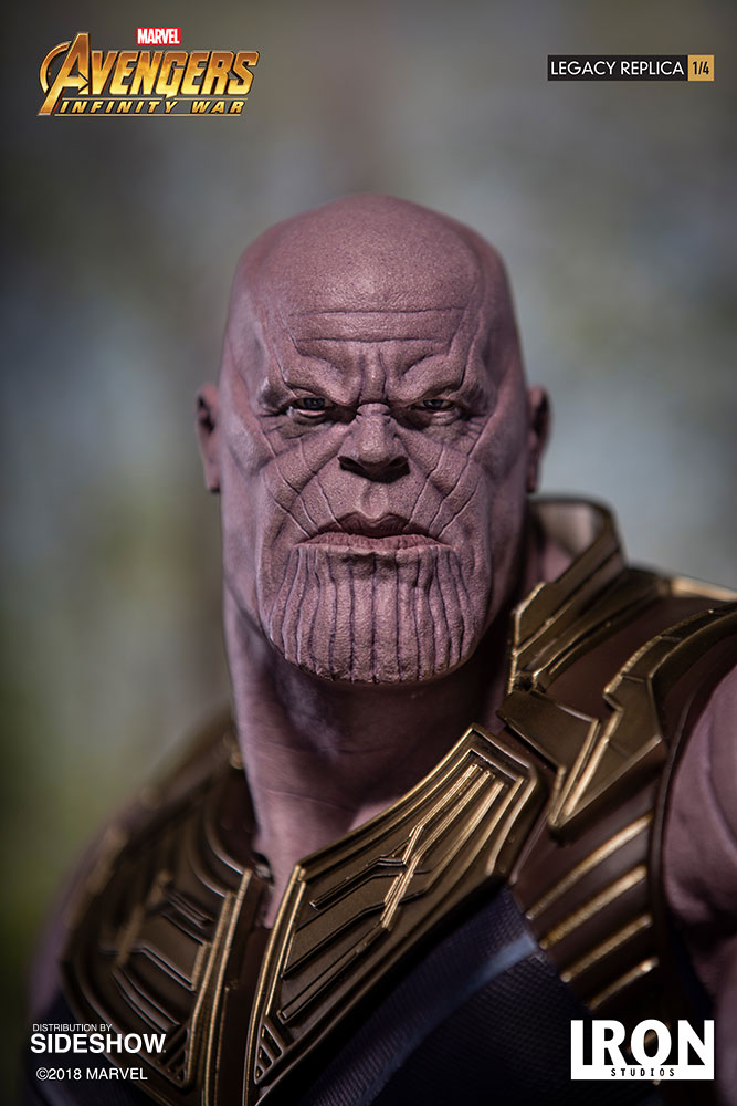 IRON STUDIOS: THANOS Infinity war Legacy replica 1/4 scale Infinity-war-thanos-statue-iron-studios-03