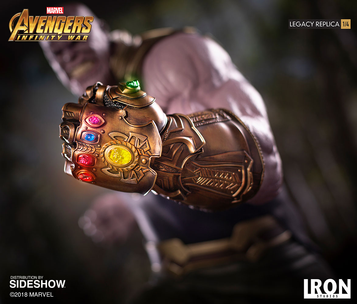 IRON STUDIOS: THANOS Infinity war Legacy replica 1/4 scale Infinity-war-thanos-statue-iron-studios-06