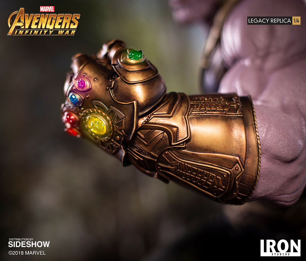 IRON STUDIOS: THANOS Infinity war Legacy replica 1/4 scale Infinity-war-thanos-statue-iron-studios-07