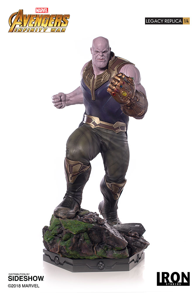 IRON STUDIOS: THANOS Infinity war Legacy replica 1/4 scale Infinity-war-thanos-statue-iron-studios-13