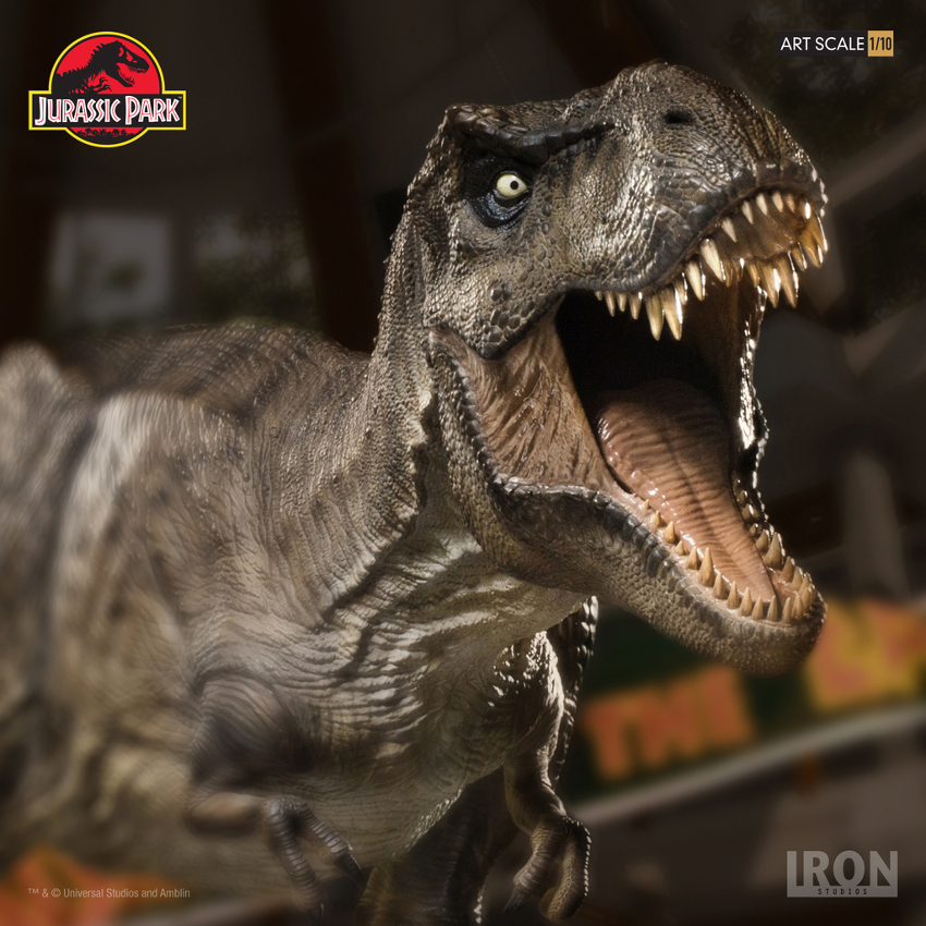 IRON STUDIOS: T-REX Art Scale 1/10 (Jurassic Park)  Iron-studios-Jurassic-park-T-rex-06