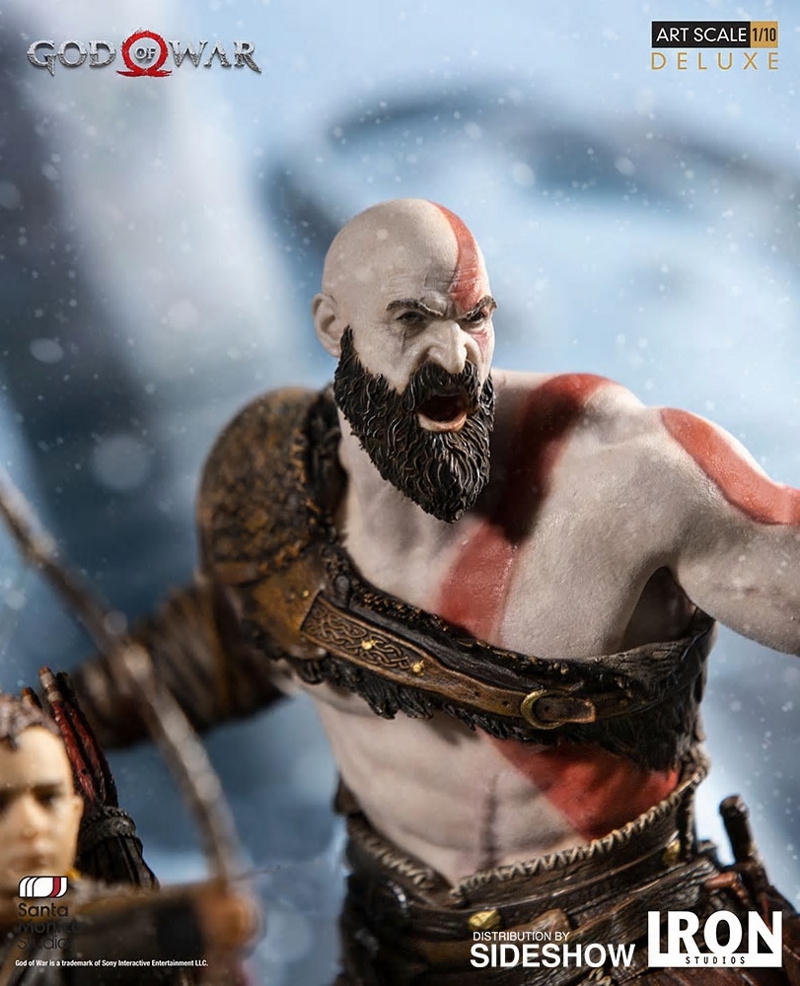 IRON STUDIOS : God of War – Kratos and Atreus Statue Kratos-atreus-13