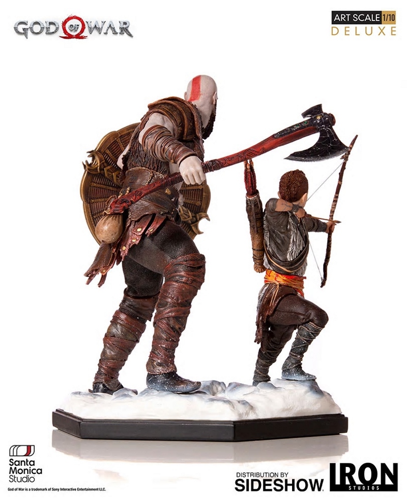 IRON STUDIOS : God of War – Kratos and Atreus Statue Kratos-atreus-14