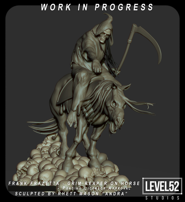 GRIM REAPER  "Frazetta legacy series"  Level 52 Rhett-mason-fz-03