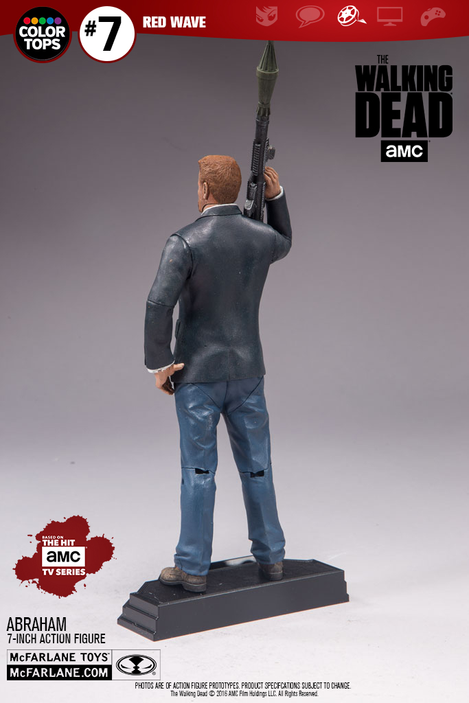 the Walking Dead : Abraham 7 inches action figure ABRAHAM_06