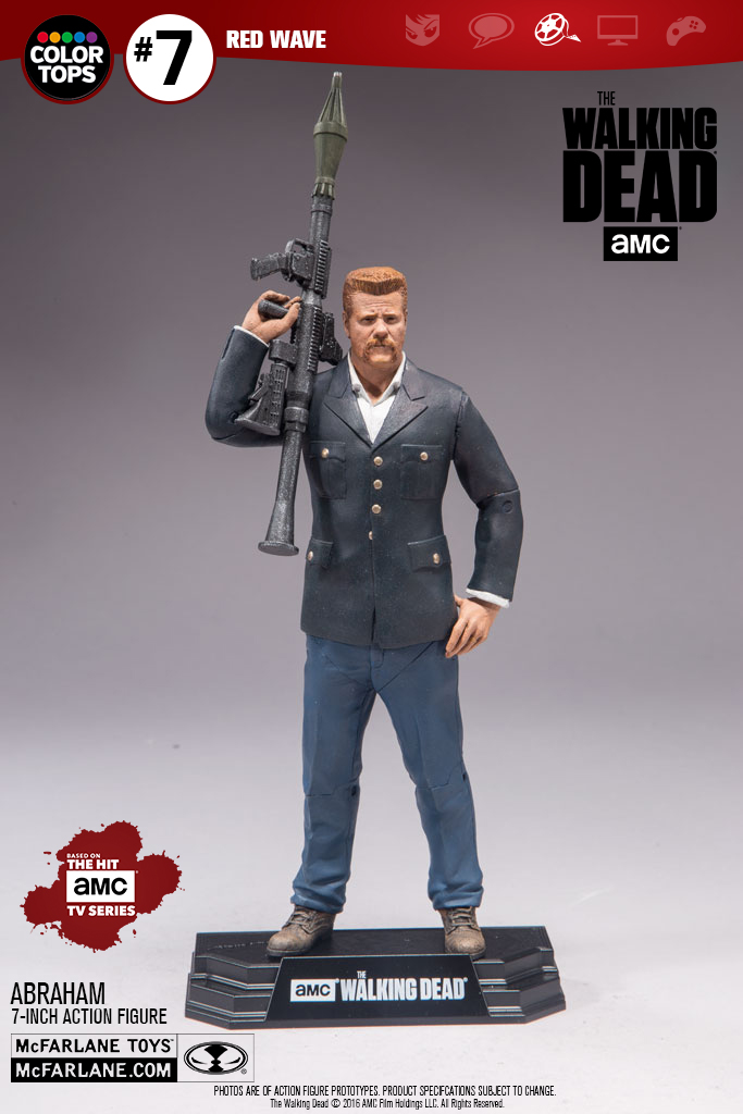 the Walking Dead : Abraham 7 inches action figure ABRAHAM_09