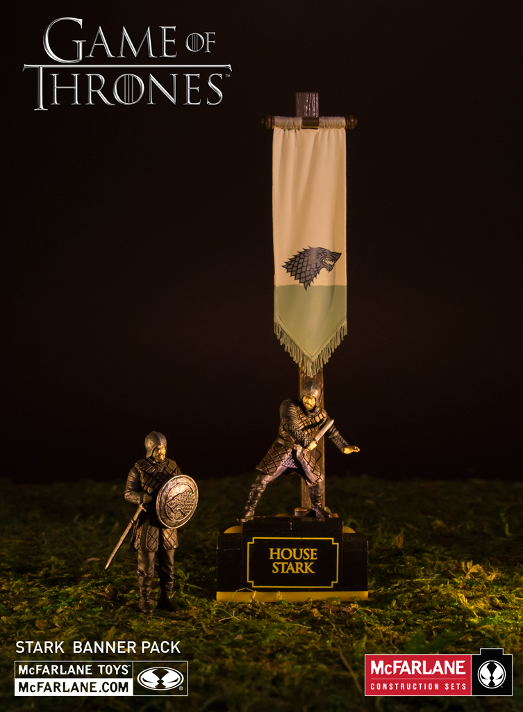 GAME OF THRONES : STARK BANNER PACK CONSTRUCTION SET GOT-Stark-banner_01