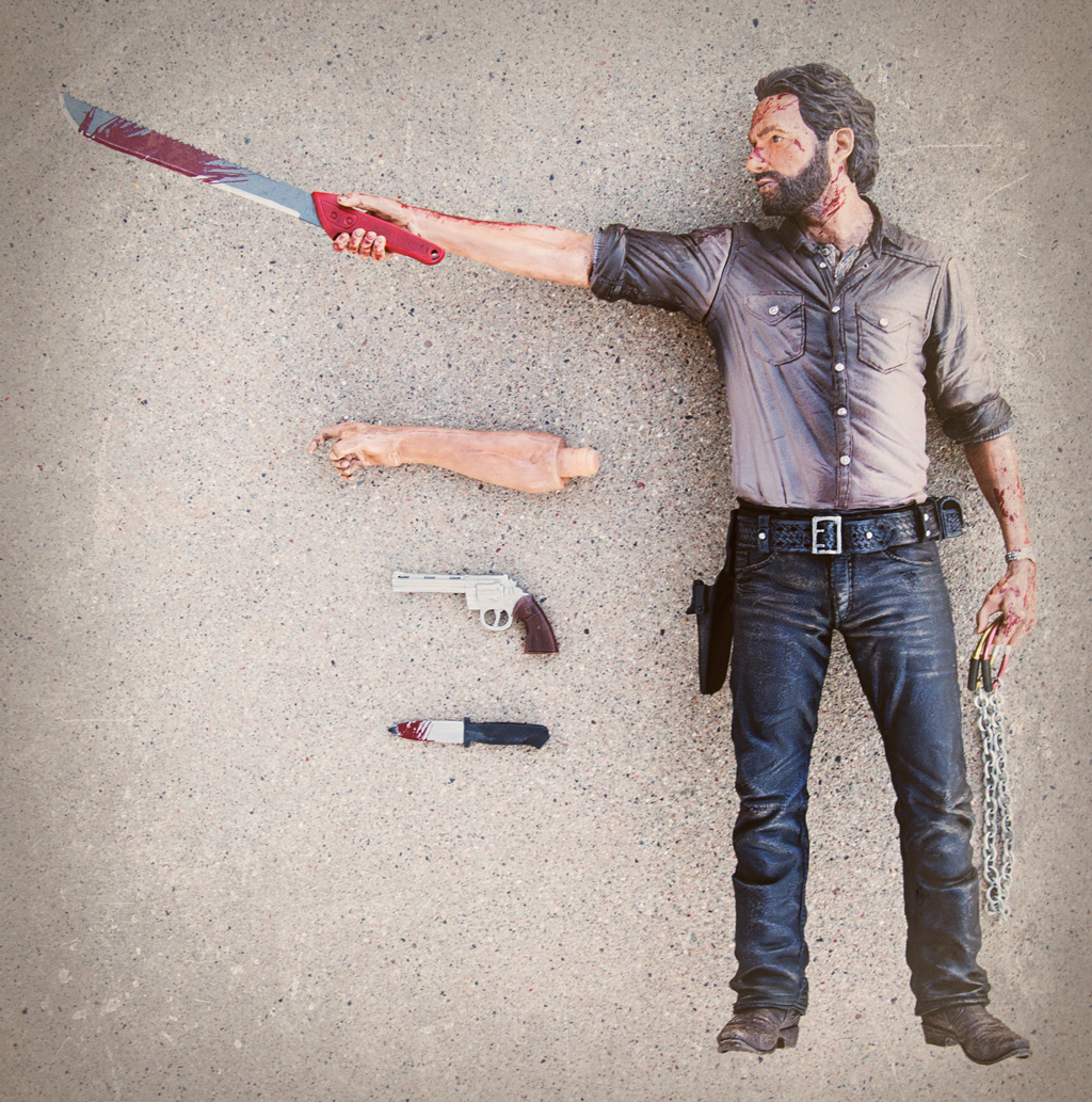 the Walking Dead : Vigilante Rick grimes Deluxe Figure Rick-Grimes-Vigilante_03