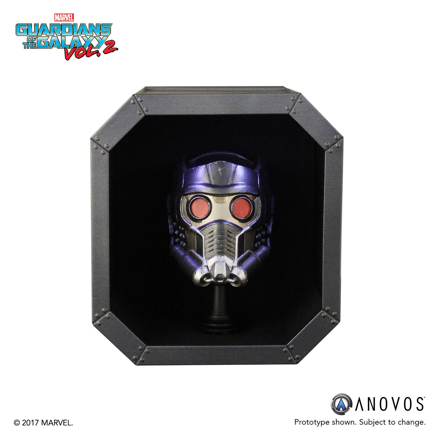 ANOVOS : MARVEL ARMORY COLLECTION : GUARDIANS OF THE GALAXY Vol. 2 STAR-LORD SCALE REPLICA HELMET Guardians_Of_The_Galaxy_Vol_2_Star-Lord_Scaled_Helmet_01