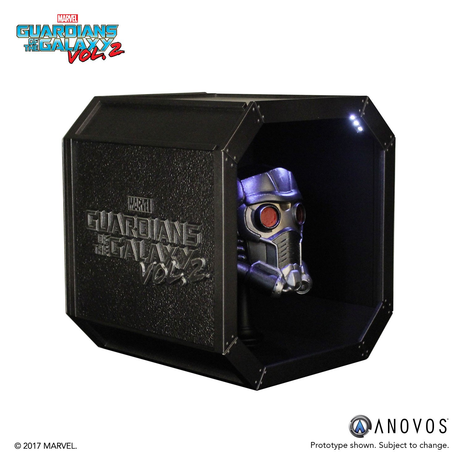 ANOVOS : MARVEL ARMORY COLLECTION : GUARDIANS OF THE GALAXY Vol. 2 STAR-LORD SCALE REPLICA HELMET Guardians_Of_The_Galaxy_Vol_2_Star-Lord_Scaled_Helmet_02