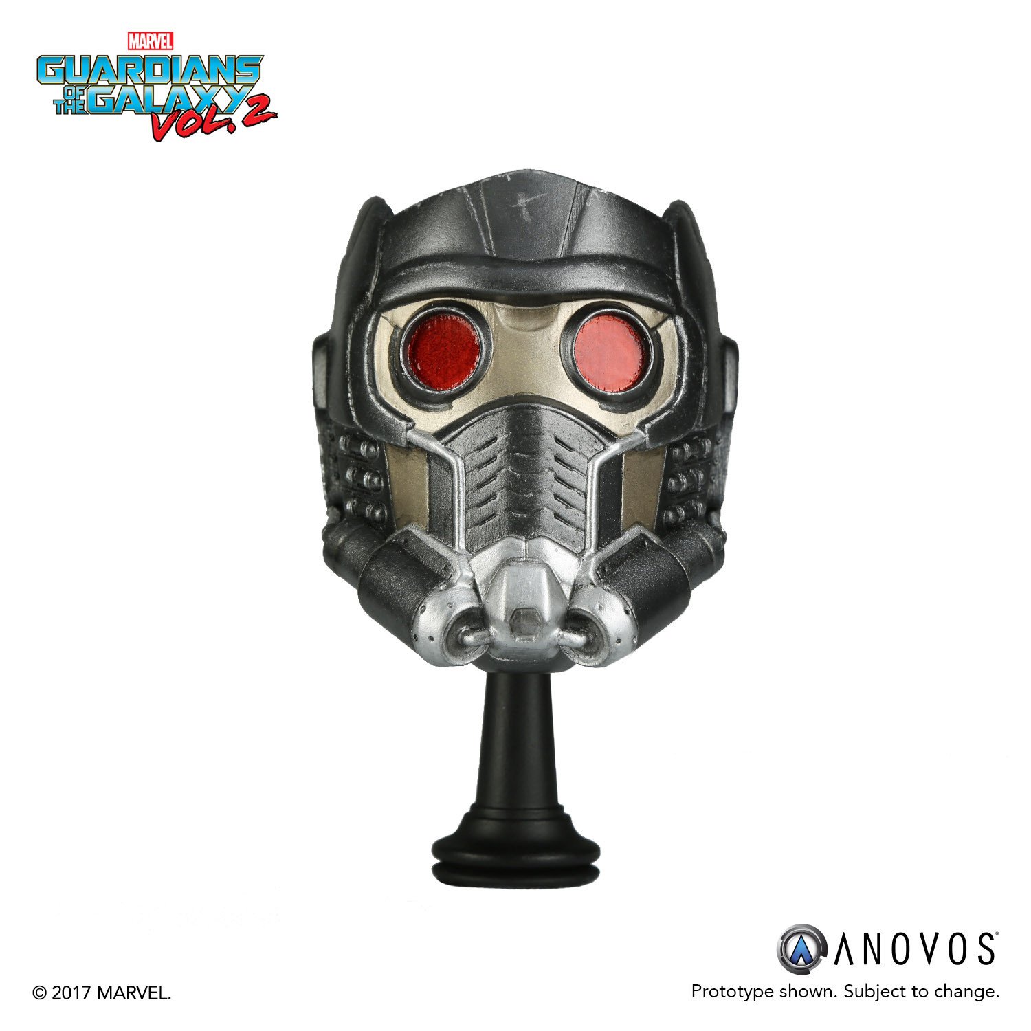 ANOVOS : MARVEL ARMORY COLLECTION : GUARDIANS OF THE GALAXY Vol. 2 STAR-LORD SCALE REPLICA HELMET Guardians_Of_The_Galaxy_Vol_2_Star-Lord_Scaled_Helmet_04