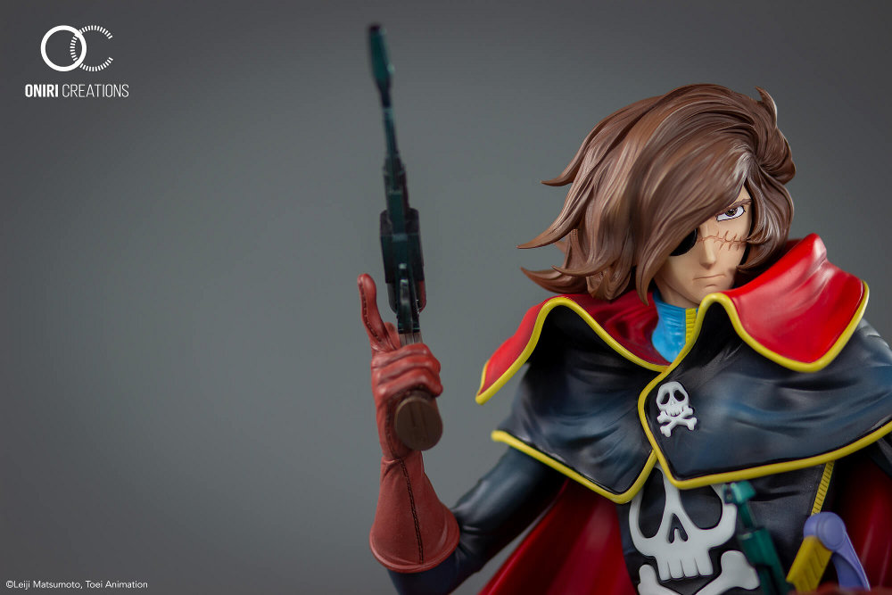 ONIRI CREATIONS : ALBATOR Albator-78-Captain-Harlock-Statue-Oniri-Creations8