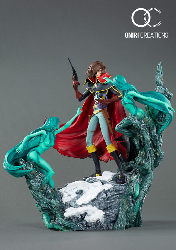 ONIRI CREATIONS : ALBATOR Captain-Harlock-statue