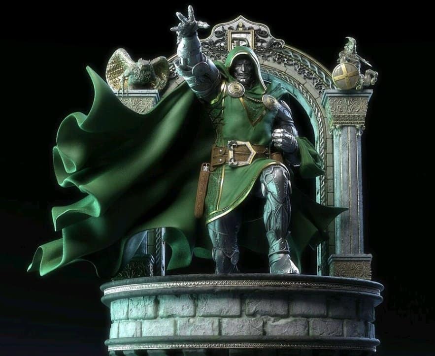 Doctor Doom Latverian Ruler 1/4 Scale Statue - Tiger J customs Doctor-Doom-Latverian-Ruler-14-Scale-Statue-1