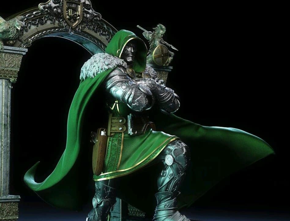 Doctor Doom Latverian Ruler 1/4 Scale Statue - Tiger J customs Doctor-Doom-Latverian-Ruler-14-Scale-Statue-5