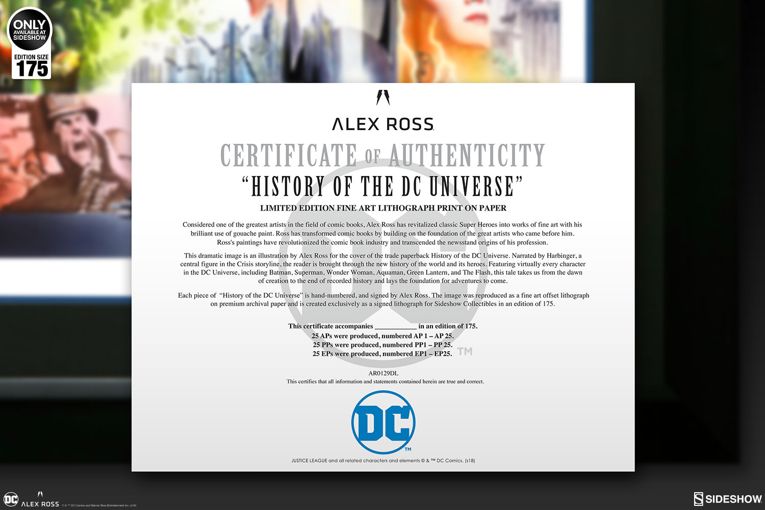 HISTORY OF THE DC UNIVERSE Premium art print  Dc-comics-history-of-the-dc-universe-fine-art-lithograph-alex-ross-500647-05