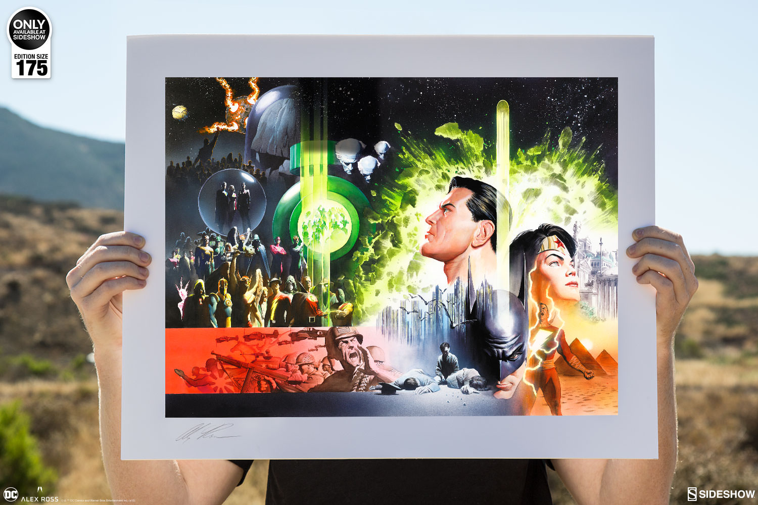 HISTORY OF THE DC UNIVERSE Premium art print  Dc-comics-history-of-the-dc-universe-fine-art-lithograph-alex-ross-500647-08