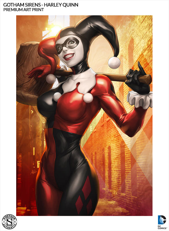 GOTHAM SIRENS: HARLEY QUINN Premium Art Print Gotham-sirens-harley-quinn-art-print-02