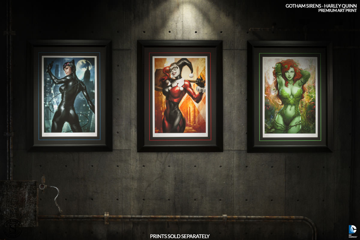 GOTHAM SIRENS: HARLEY QUINN Premium Art Print Gotham-sirens-harley-quinn-art-print-11