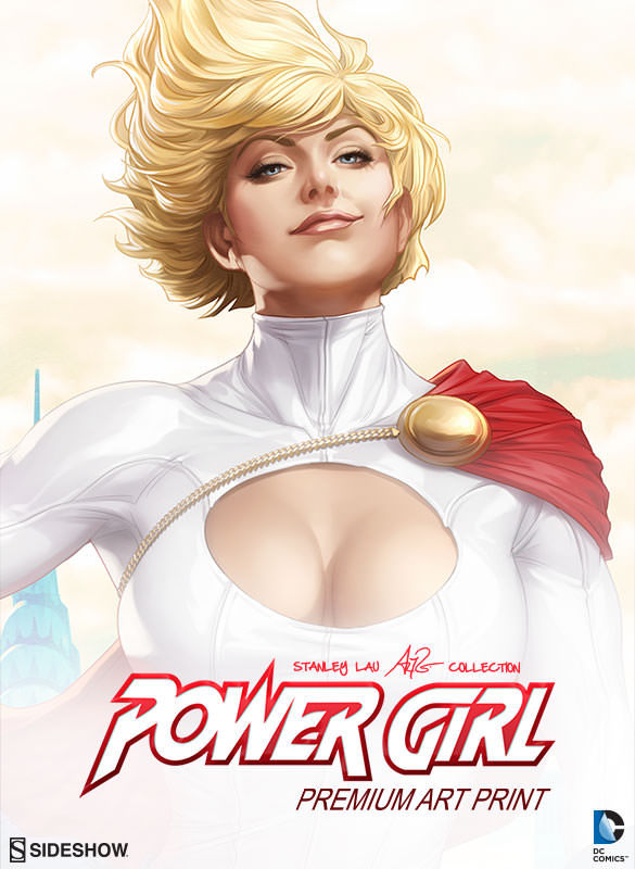 POWER GIRL Premium Art Print Power-girl-art-print-01