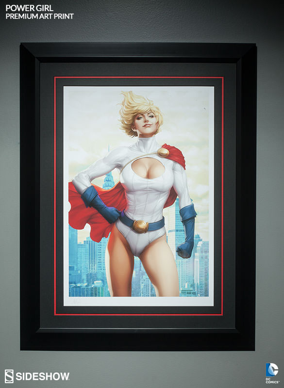 POWER GIRL Premium Art Print Power-girl-art-print-04