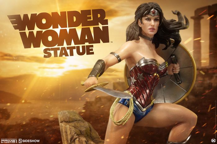 WONDER WOMAN ' NEW 52 ' Statue Wonder-woman-statue-sideshow-01