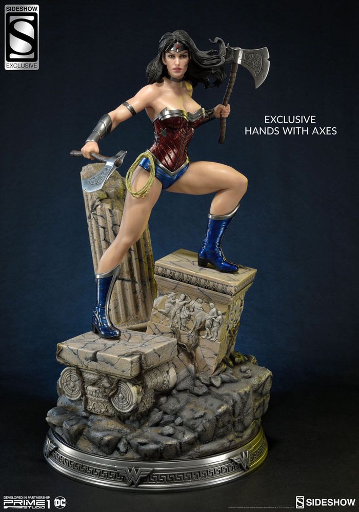 WONDER WOMAN ' NEW 52 ' Statue Wonder-woman-statue-sideshow-20