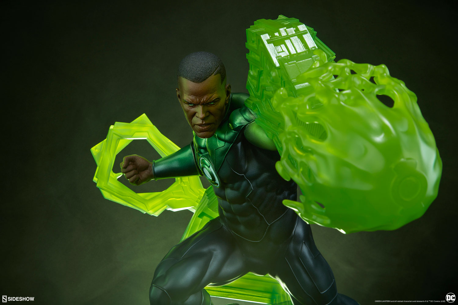 GREEN LANTERN "JOHN STEWART" Premium format Dc-comics-green-lantern-premium-format-figure-john-stewart-sideshow-300679-22