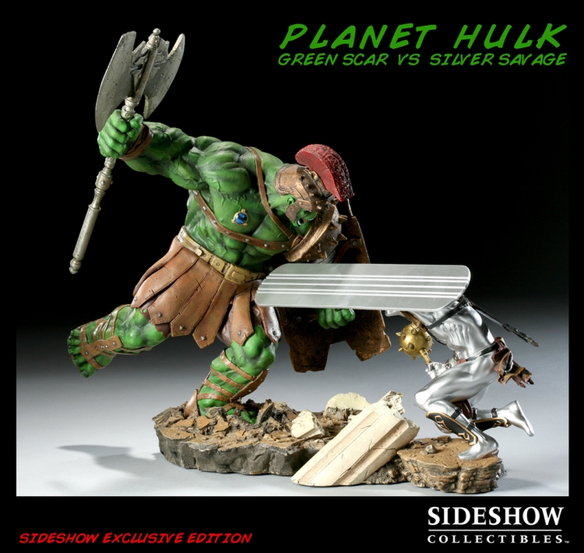 PLANET HULK Green scar vs Silver savage diorama PLANET-HULK-Green-scar-vs-Silver-savage-diorama-90221_press-01