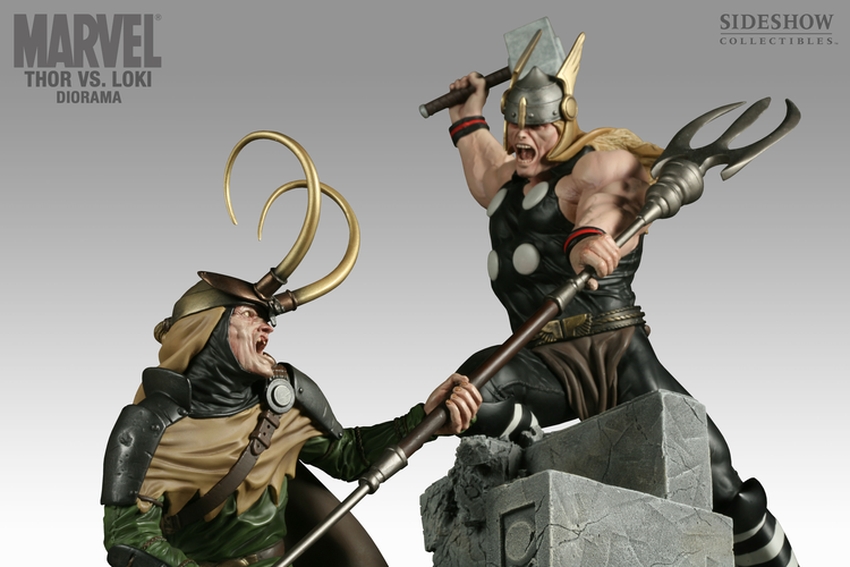 THOR VS LOKI Diorama Sideshow-thor-vs-loki-diorama-9009_press-02