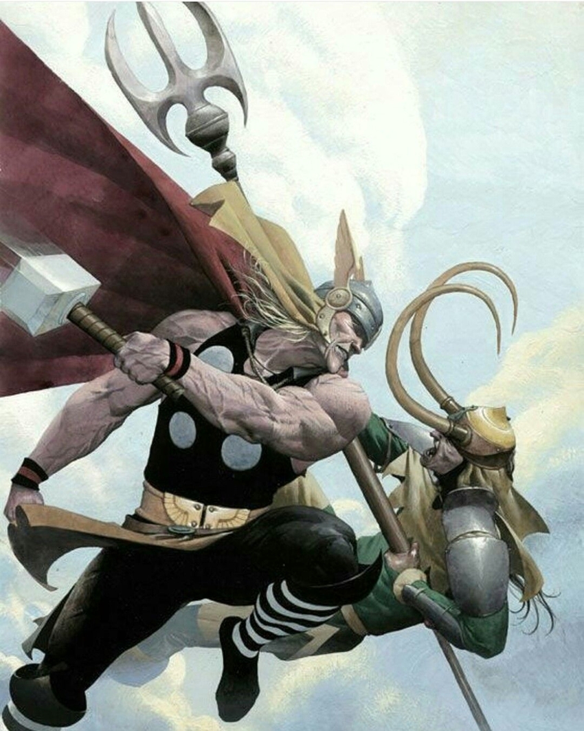 THOR VS LOKI Diorama Sideshow-thor-vs-loki-diorama-9009_press-15