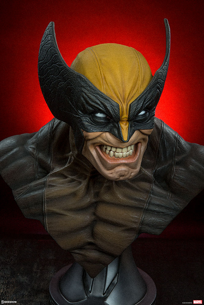 WOLVERINE New life size bust 2018 Marvel-wolverine-life-size-bust-sideshow-02