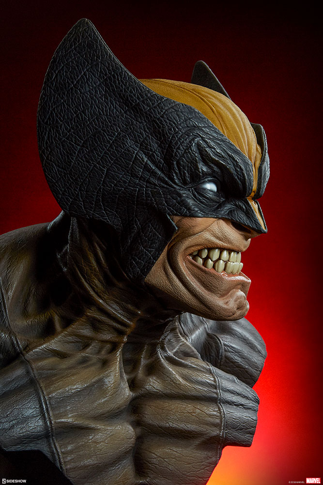 WOLVERINE New life size bust 2018 Marvel-wolverine-life-size-bust-sideshow-03
