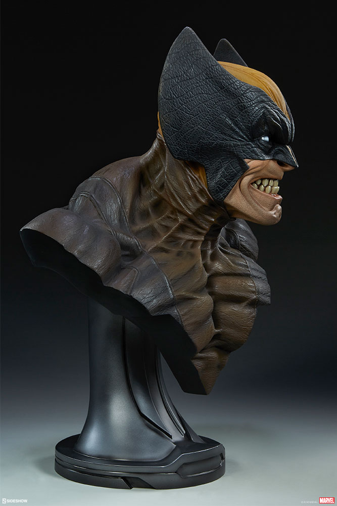 WOLVERINE New life size bust 2018 Marvel-wolverine-life-size-bust-sideshow-09