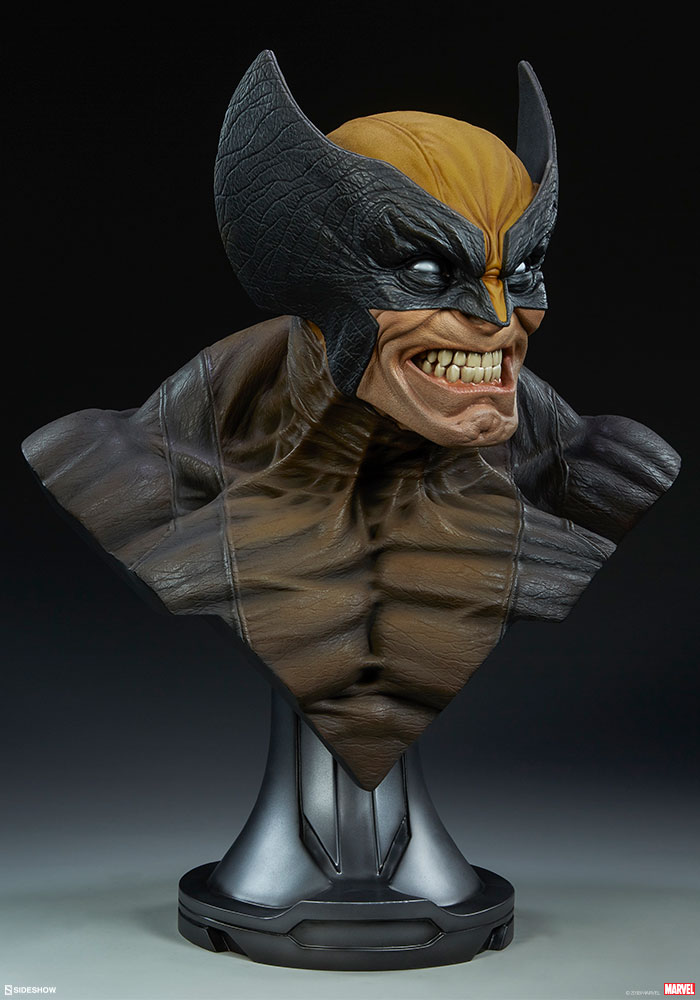 WOLVERINE New life size bust 2018 Marvel-wolverine-life-size-bust-sideshow-10