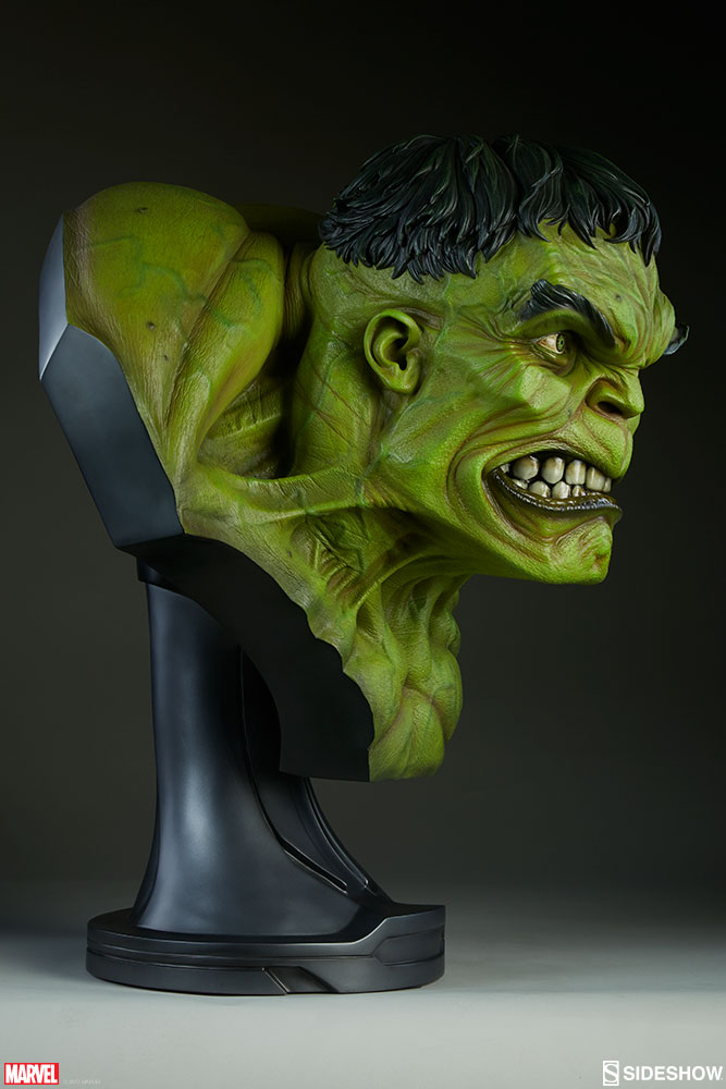 HULK " the indredible " New life size Bust 2018 The-incredible-hulk-life-size-bust-sideshow-400303-05