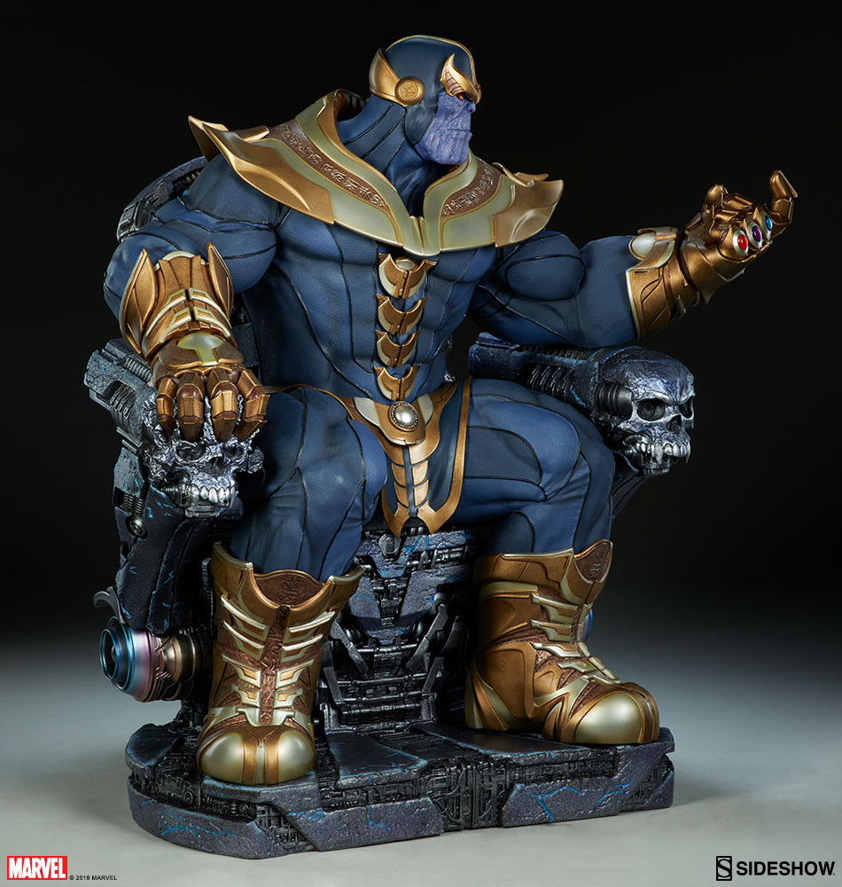 THANOS ON THRONE Maquette  Marvel-thanos-on-throne-maquette-sideshow-300434-03