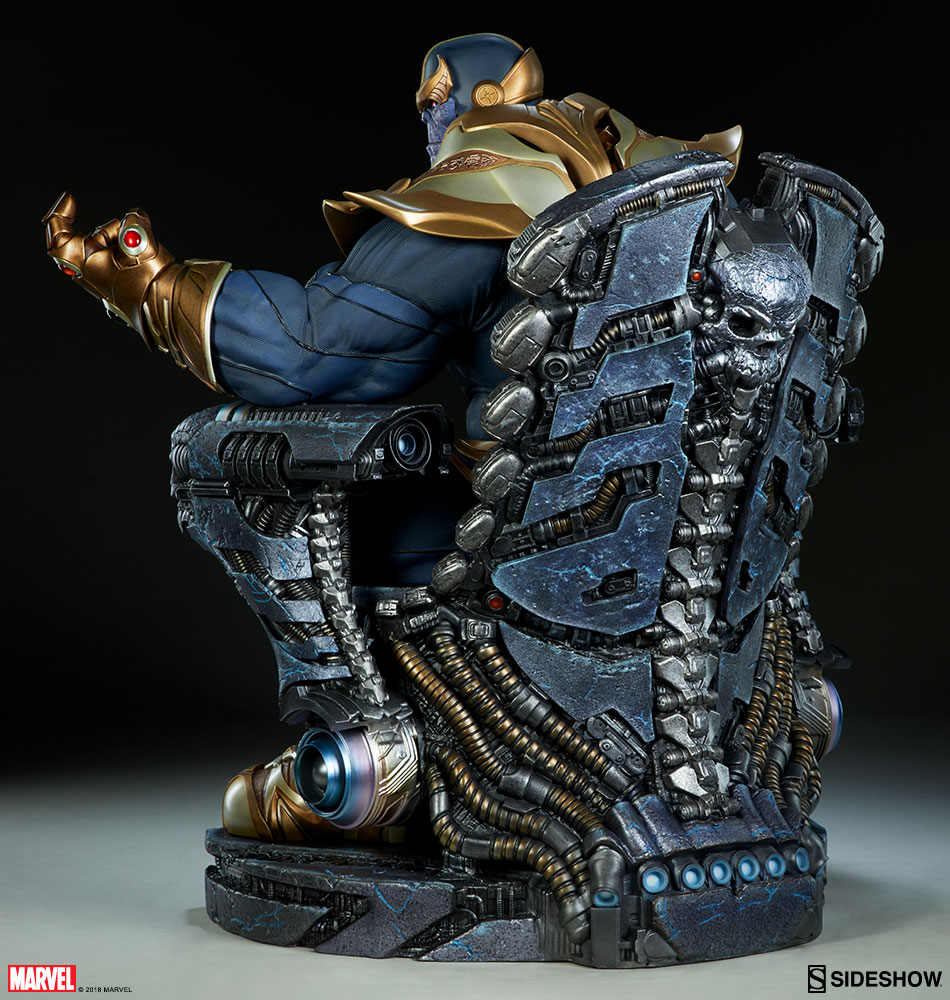 THANOS ON THRONE Maquette  Marvel-thanos-on-throne-maquette-sideshow-300434-06