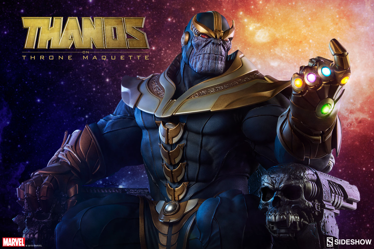 THANOS ON THRONE Maquette  Marvel-thanos-on-throne-maquette-sideshow-300434-17