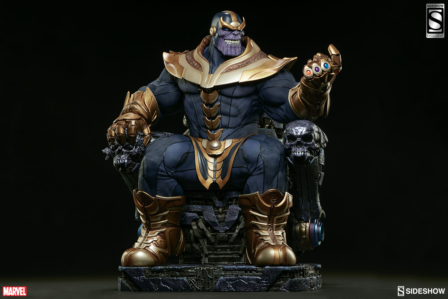 THANOS ON THRONE Maquette  Marvel-thanos-on-throne-maquette-sideshow-300434-38