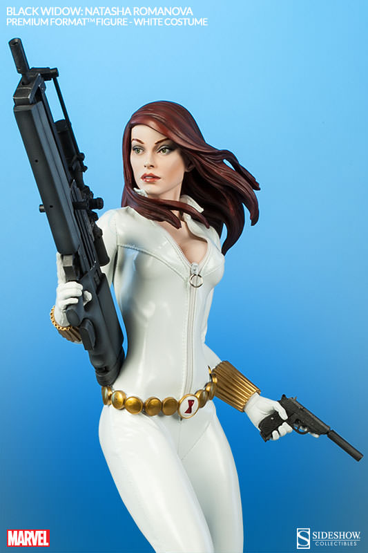 BLACK WIDOW "NATASHA ROMANOVA" white costume Premium format 3001682-black-widow-white-costume-edition-03