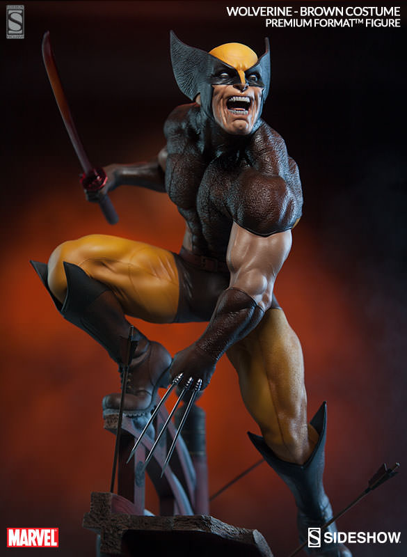 WOLVERINE BROWN COSTUME Premium format PREMIUM-FORMAT-WOLVERINE-BROWN-01