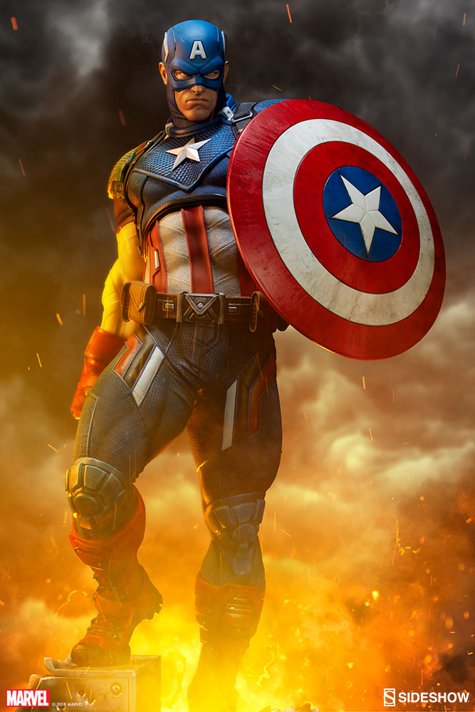CAPTAIN AMERICA New premium format 2018 Marvel-captain-america-premium-format-figure-sideshow-300524-01