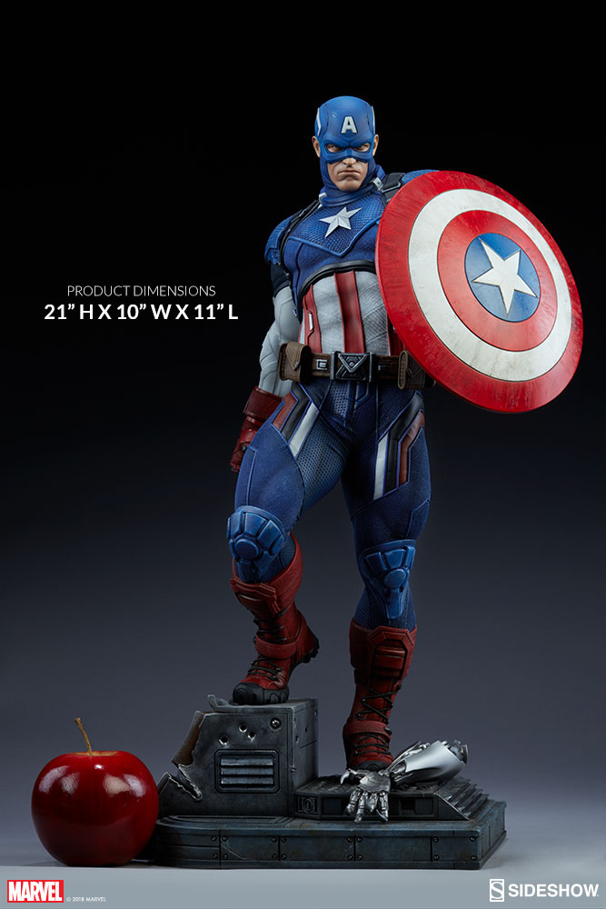 CAPTAIN AMERICA New premium format 2018 Marvel-captain-america-premium-format-figure-sideshow-300524-04