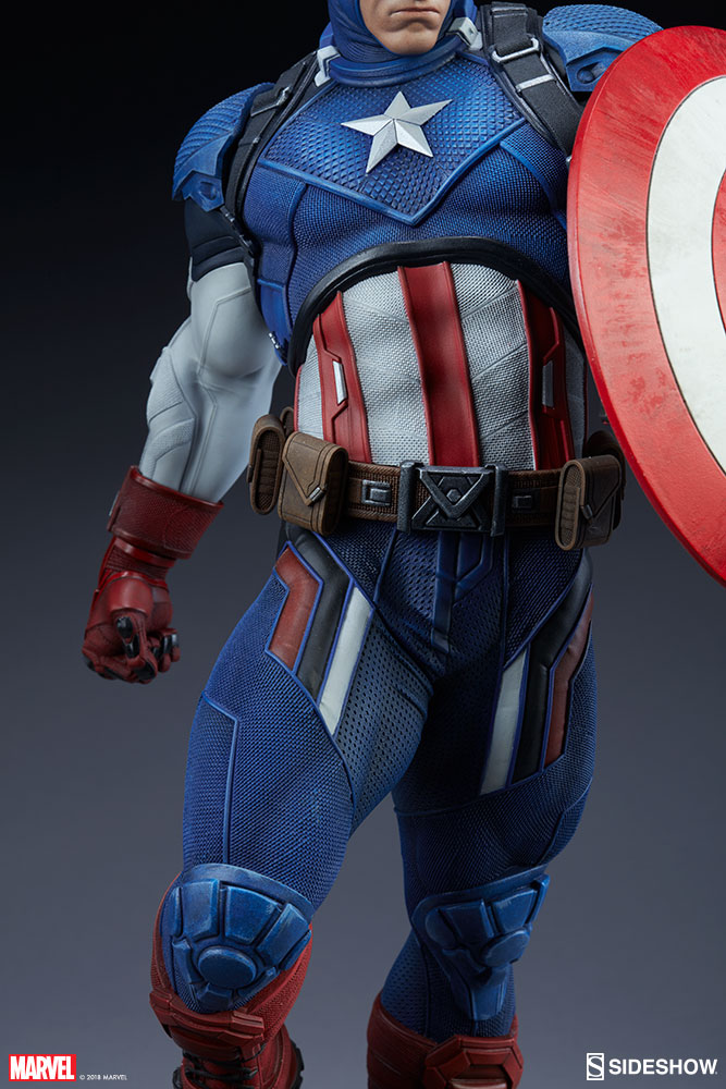 CAPTAIN AMERICA New premium format 2018 Marvel-captain-america-premium-format-figure-sideshow-300524-16