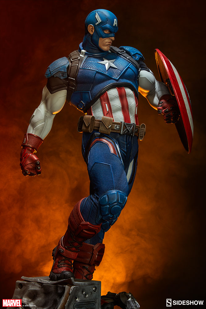 CAPTAIN AMERICA New premium format 2018 Marvel-captain-america-premium-format-figure-sideshow-300524-22