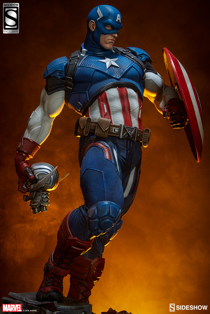 CAPTAIN AMERICA New premium format 2018 Marvel-captain-america-premium-format-figure-sideshow-300524-24
