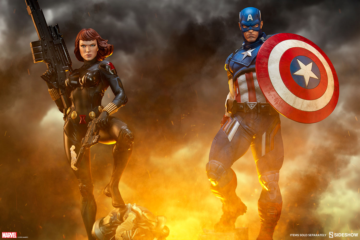 CAPTAIN AMERICA New premium format 2018 Marvel-captain-america-premium-format-figure-sideshow-300524-35